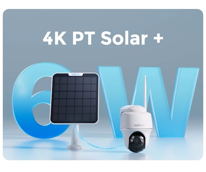 CAMERA SPEEDHOME WIFI-IP 4K 8Mp 2,4/5 GHZ+PAINEL SOLAR REOLINK