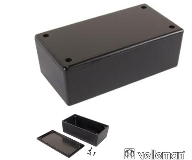 CAIXA PLASTICA 200x110x65mm preta - WCAH2852