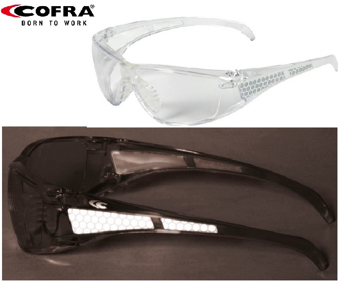 ÓCULOS DE PROTECÇÃO ANTI-BRILHO HEXÁGONO/LENTE POLICARBONATO COFRA
